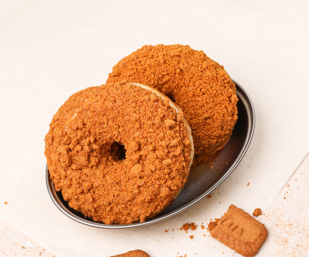 12 Biscoff Crumb (VG) Doughnuts - Image 2