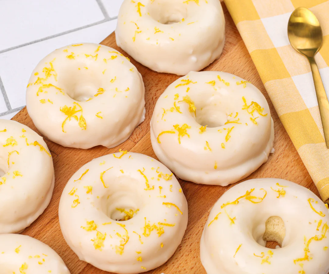 12 Gluten Free Lemon Zest (VG) Doughnuts - Image 2