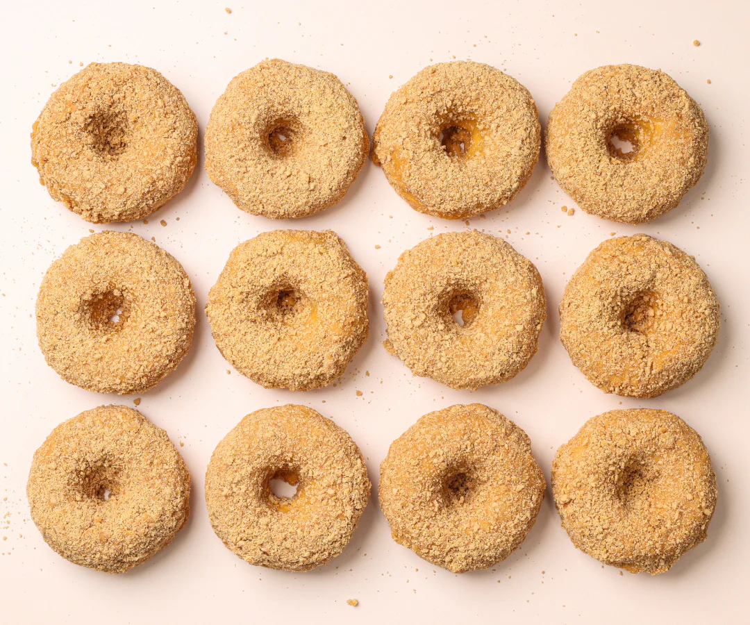 12 Gluten Free Speculoos Crumb (VG) Doughnuts