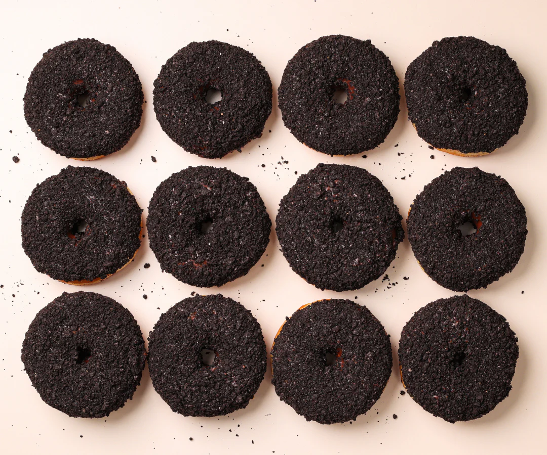 12 Oreo Crumb Doughnuts