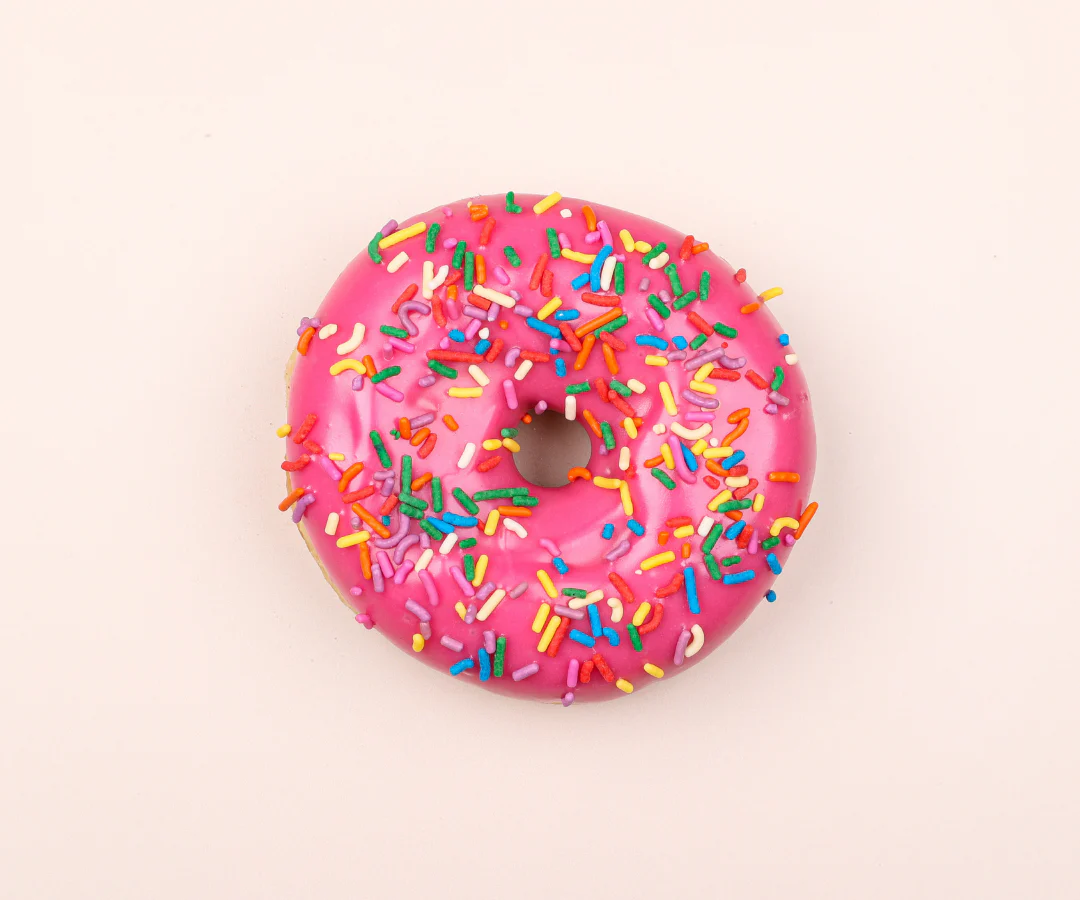 12 Pink Sprinkle (VG) Doughnuts - Image 3