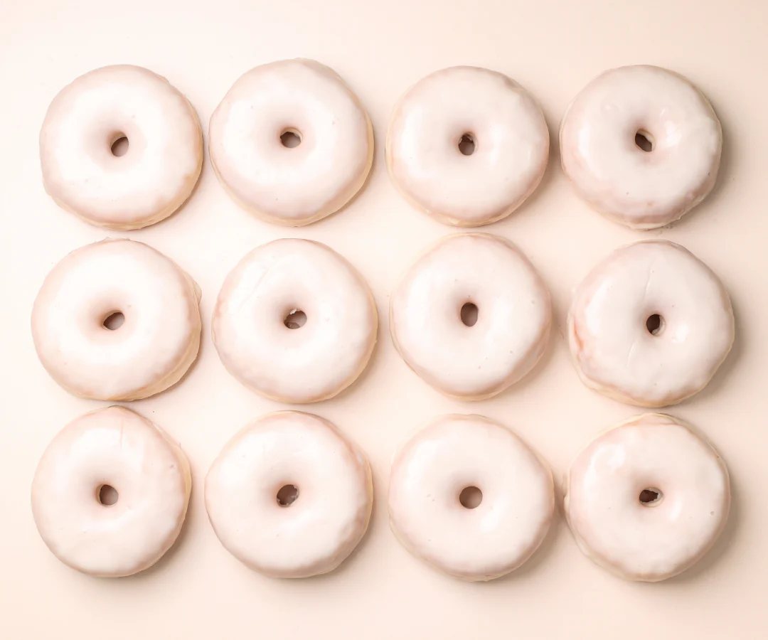 12 Vanilla Glaze (VG) Doughnuts