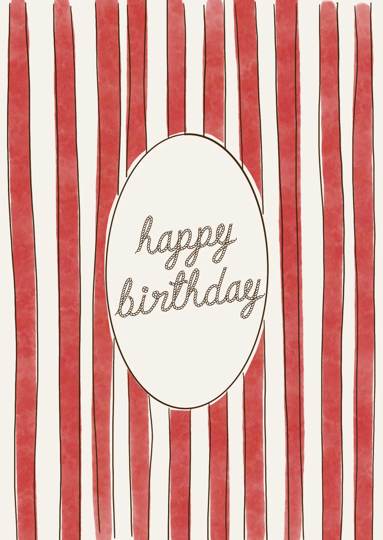 Red Stripe Birthday